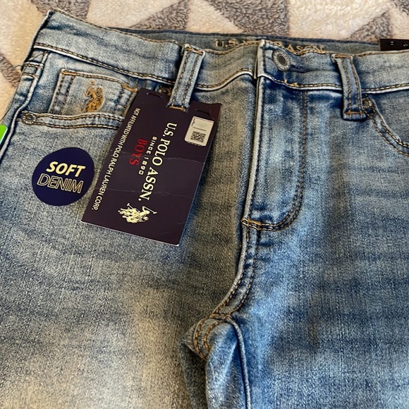 NWT Boys 7 U.S. Polo Assn Jeans - Picture 3 of 6